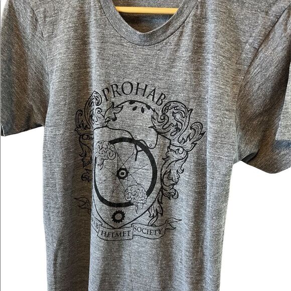 Grey Graphic Short Sleeve Loose Fit Tee Shirt S - Picture 2 of 8